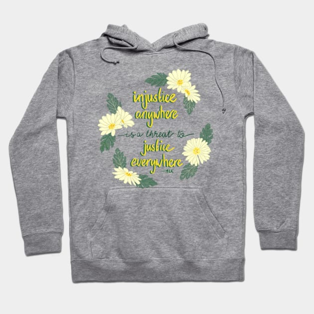 Martin Luther King quote Hoodie by RosanneCreates